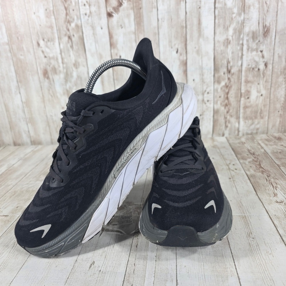 Hoka Arahi 6 Womens Running Shoes Black White 1123195 BWHT Size 10 Stability - Picture 5 of 8